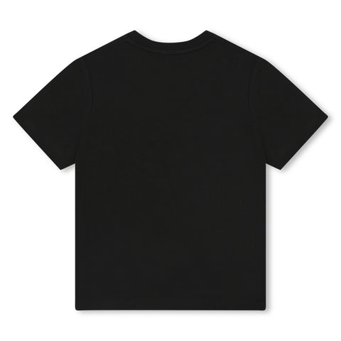 Dkny Black Colour Stripe T-Shirt