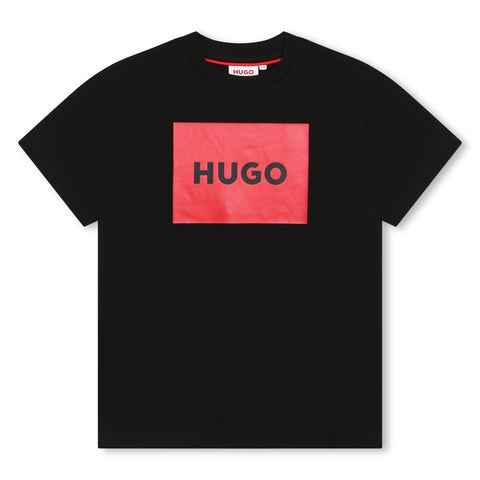Hugo Black Block Logo T-Shirt