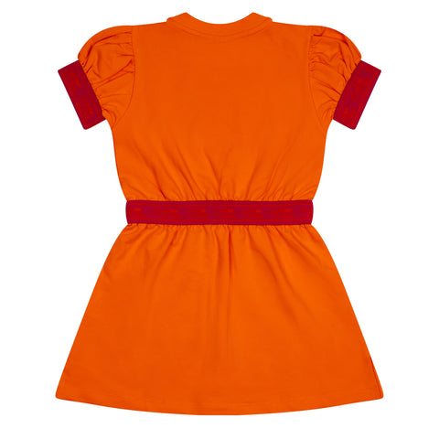 Adee Orange Tape Dress