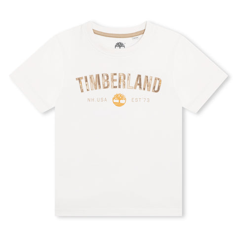 Timberland Sand Camo Logo T-Shirt