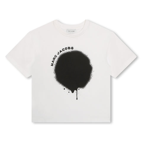 Marc Jacobs White/Black Spraypaint T-Shirt