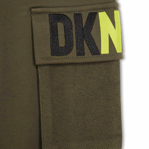 Dkny Khaki Multi Logo Tracksuit