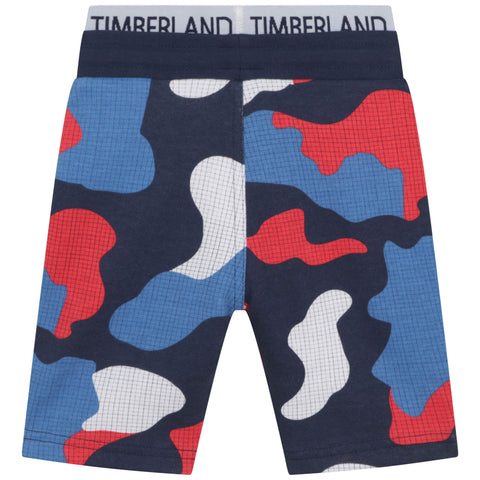 Timberland Navy/Red Camo Shorts