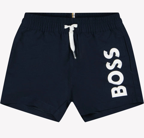 PRE-ORDER Boss Navy Logo Shorts