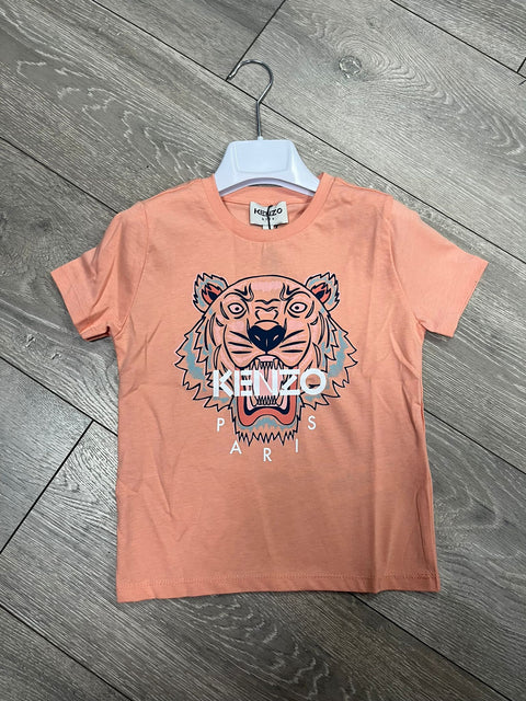 Kenzo Camiseta Peach Tiger