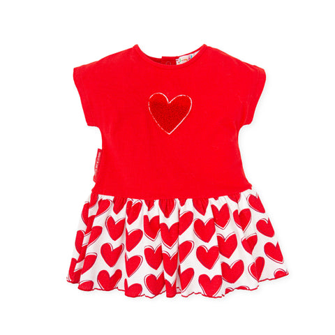 Agatha Red Heart Bottom Dress