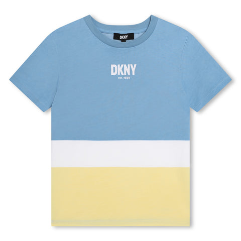 Dkny Lemon/Blue T-Shirt
