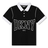 Dkny Black/White Polo