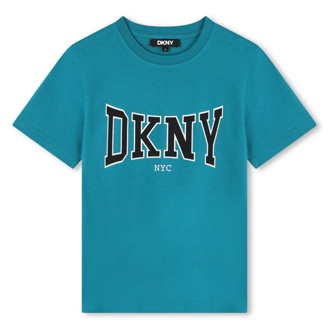 Dkny Turquoise Logo T-Shirt