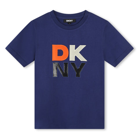 Dkny Navy Multi T-Shirt