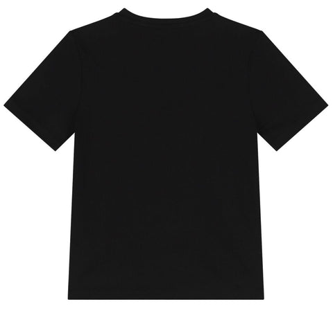 Camiseta negra con logo 3D de Boss