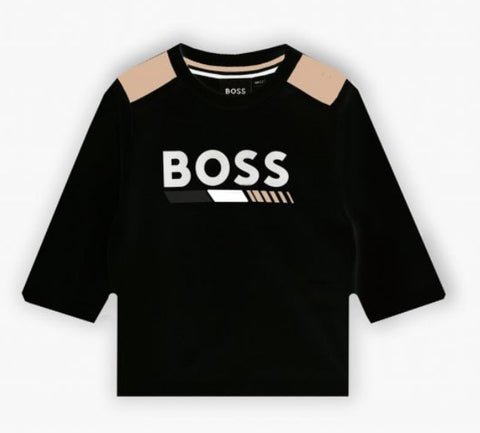 Boss Black Logo Longsleeve T-Shirt