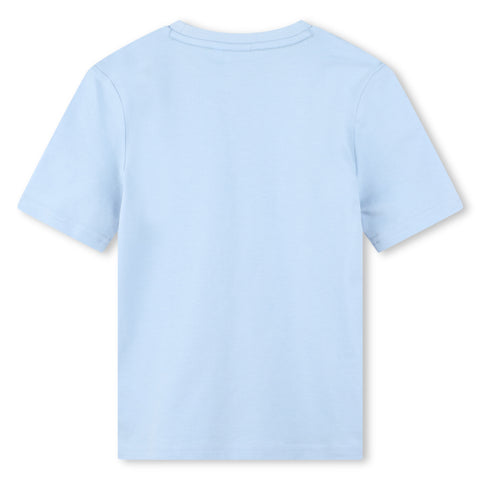 Boss camiseta azul bebé con logo