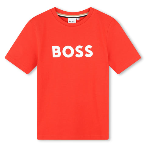 PRE-ORDEN Camiseta con logo rojo Boss