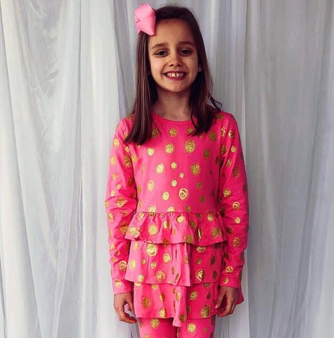 Happy Calegi Pink Spot Dress