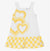Agatha Yellow Heart Gingham Dress