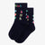 Billieblush Navy Patch Socks