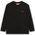 Hugo Black Small Pocket Logo Long Sleeve T-Shirt