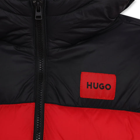 Abrigo Hugo Rojo/Negro