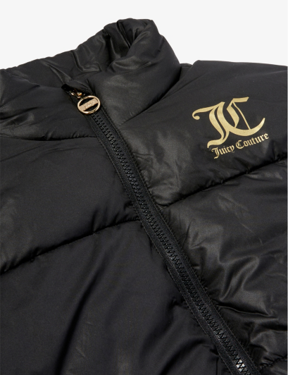 Abrigo negro/dorado de Juicy Couture