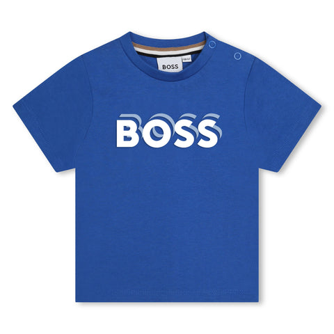 Camiseta con logo multicolor de Boss Electric
