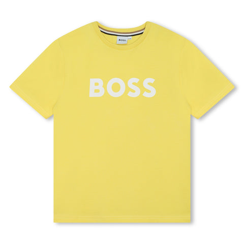 Boss Yellow Logo T-Shirt