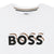 Boss White 3D Logo T-Shirt