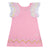 Adee Pink Chevron Dress
