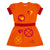 Adee Orange Tape Dress