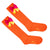 Adee Orange Block Knee Socks