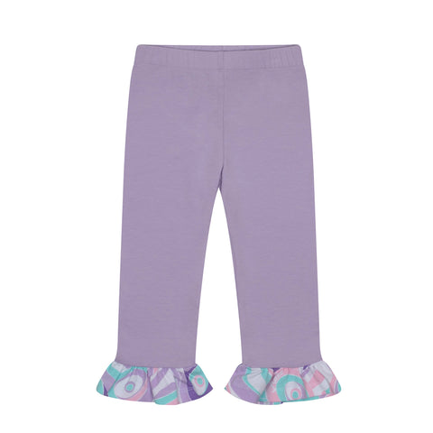 Conjunto de leggings con lazo lila Adee