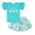 Adee Blue Pearl Skirt Set