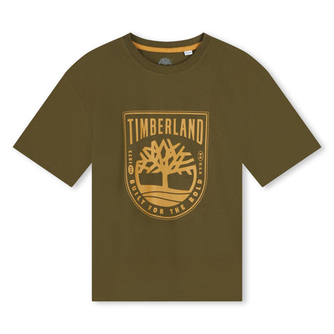 Timberland Khaki Logo T-Shirt