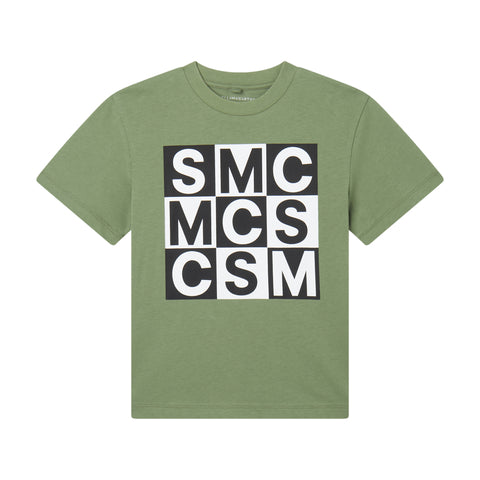 Stella McCartney Green Block Logo T-Shirt