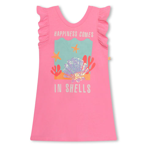 Billieblush Happiness Comes In Shells Pink Dress