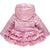 Adee Peony Pink Frill Shimmer Coat