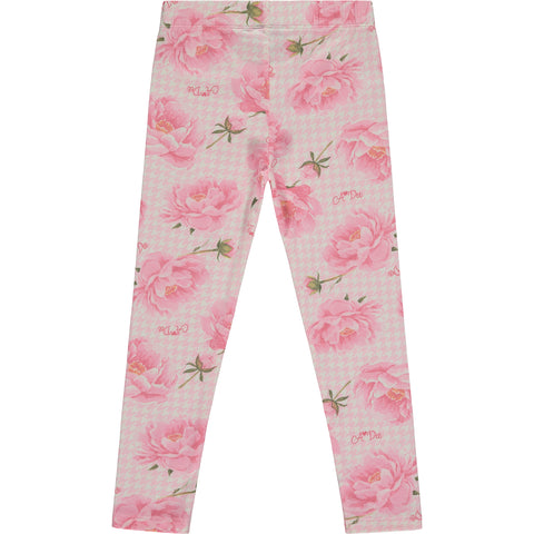 Conjunto de leggings con flor de peonía blanca de Adee