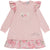 Adee Baby Pink Peony Frill Dress