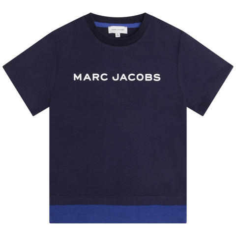 Marc Jacobs camiseta azul marino con logo