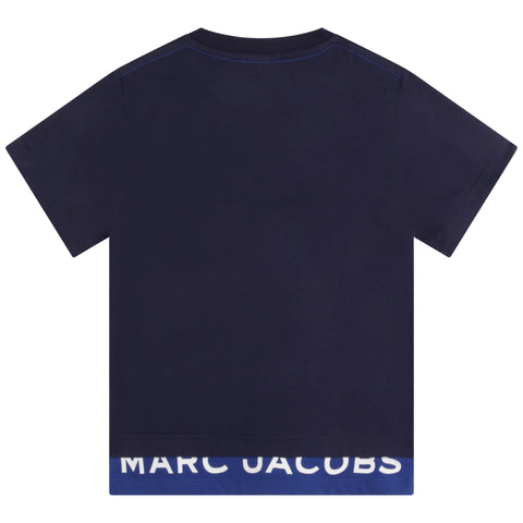Marc Jacobs camiseta azul marino con logo