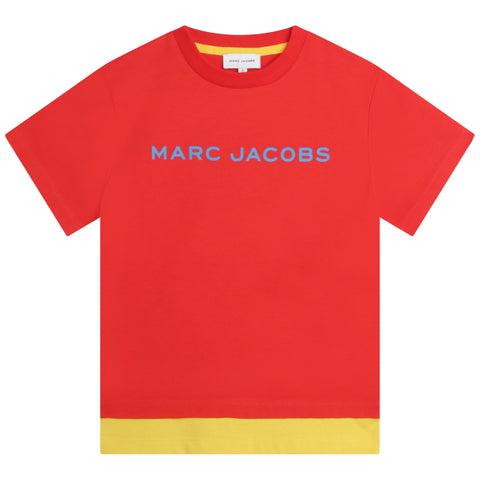 Marc Jacobs camiseta roja con logotipo
