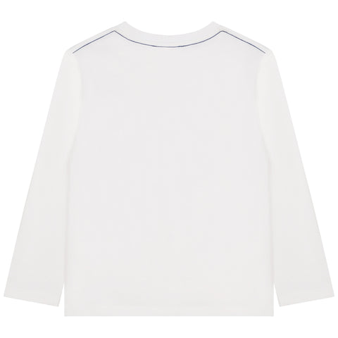 Marc Jacobs White Multi Logo Longsleeve T-Shirt