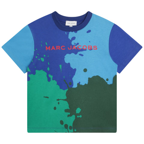 Marc Jacobs camiseta de camuflaje azul