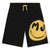 Marc Jacobs Black Smiley Logo Shorts
