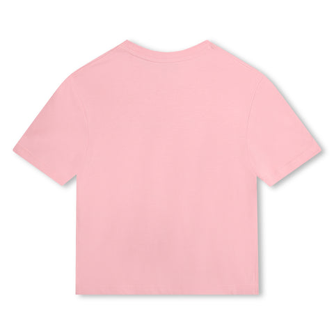 Marc Jacobs camiseta rosa con logo