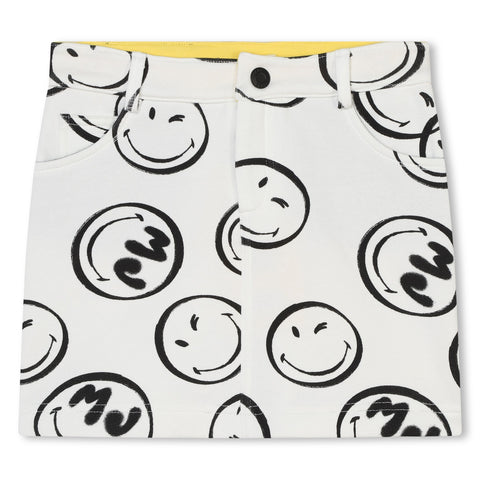 RESERVA Conjunto de falda blanca con logo sonriente de Marc Jacobs