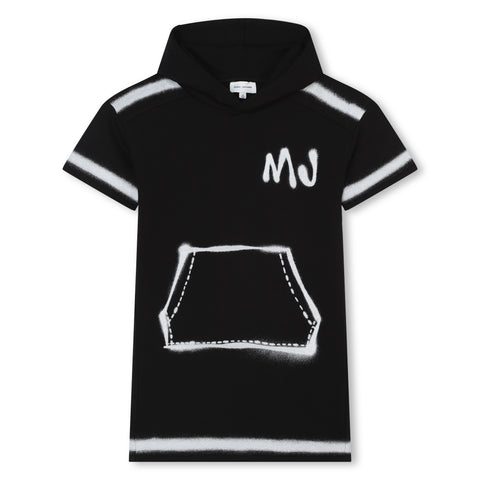 Vestido con logo MJ negro/blanco de Marc Jacobs