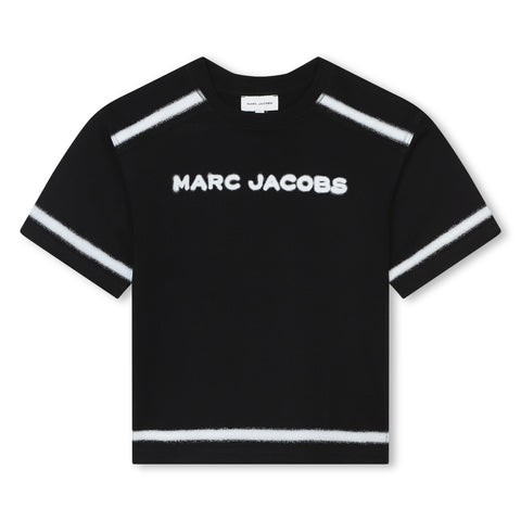 PRE-ORDEN Camiseta con logo negro/blanco de Marc Jacobs