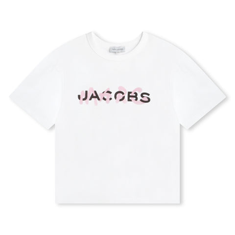 Marc Jacobs camiseta Grafetti blanca/rosa