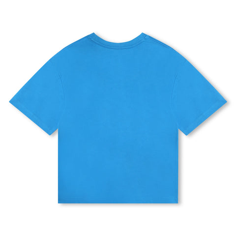 Marc Jacobs Blue Grafetti  Logo T-Shirt